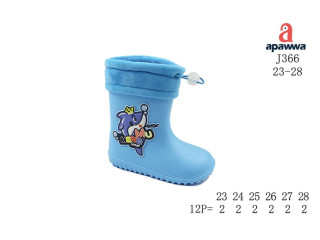 Резиновые детские сапоги Apawwa J366 blue 23-28