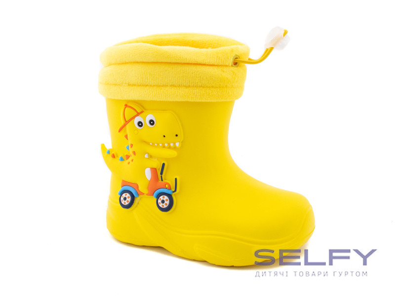 Резиновые детские сапоги Apawwa J368 yellow 25-30, Фото 1
