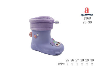 Резиновые детские сапоги Apawwa J368 purple 25-30