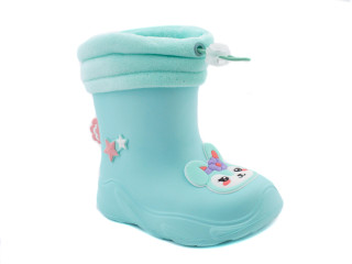 Резиновые детские сапоги Apawwa J368 l-blue 25-30