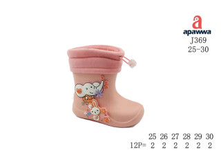 Резиновые детские сапоги Apawwa J369 melon 25-30