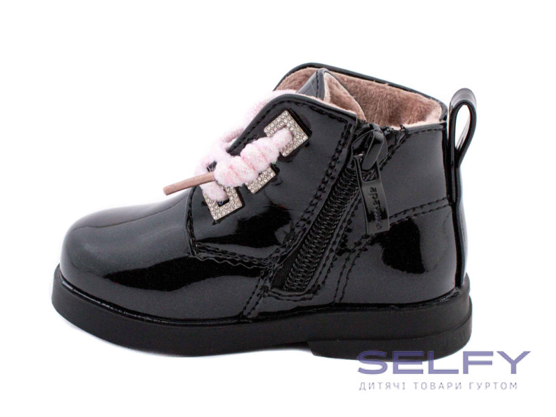 Ботинки детские Apawwa SQ626 black 19-24, Фото 3