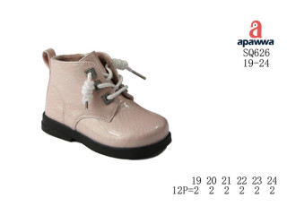 Ботинки детские Apawwa SQ626 pink 19-24