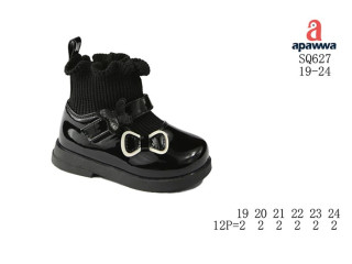 Туфлі демі дитячі Apawwa SQ627 black 19-24