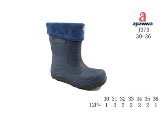 Резиновые детские сапоги Apawwa J373 navy 30-36