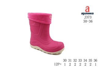 Гумові чоботи дитячі Apawwa J373 fuchsia 30-36