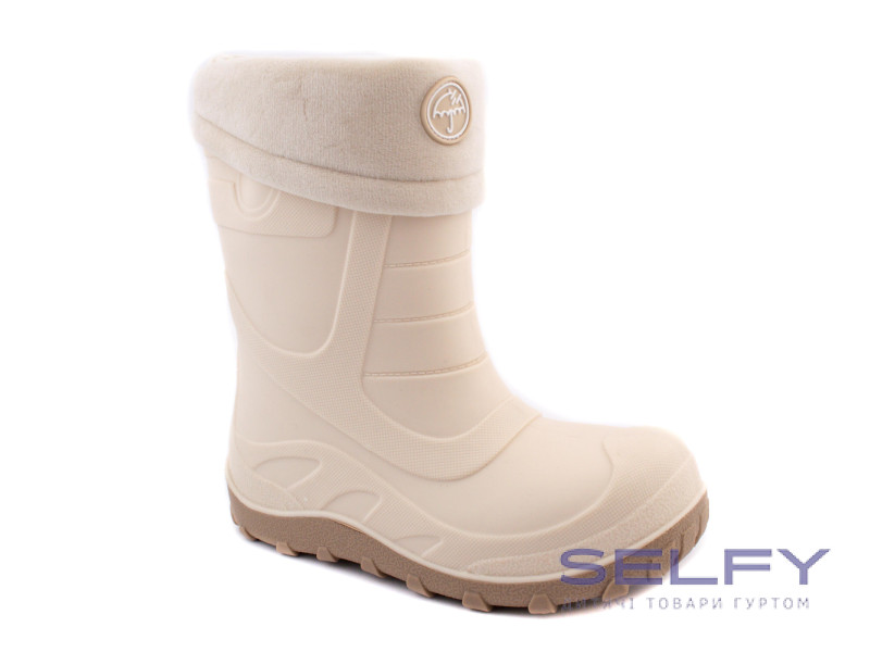 Гумові чоботи дитячі Apawwa J373-3 beige 30-36, Фото 1
