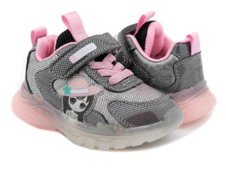 Кросівки дитячі Clibee E-100 gun-pink 21-26, по-розмірно