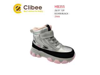 Черевики дитячі Clibee HB355 silver-black 26-31