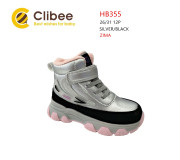 Черевики дитячі Clibee HB355 silver-black 26-31