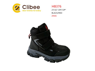 Ботинки детские Clibee HB376 black-red 27-32