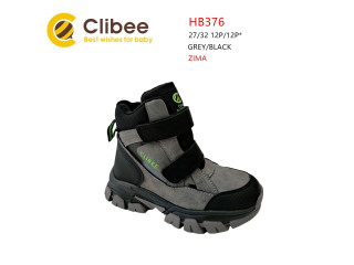 Черевики дитячі Clibee HB376 grey-black 27-32