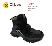 Ботинки детские Clibee HC383 black-green 32-37