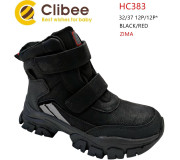 Черевики дитячі Clibee HC383 black-red 32-37