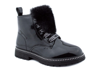 Ботинки детские Apawwa NQ738 black 31-36