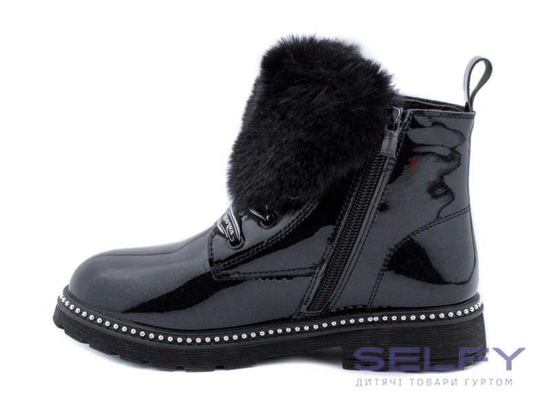 Черевики дитячі Apawwa NQ738 black 31-36, Фото 3
