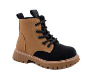 Ботинки детские Apawwa T837 camel-black 26-31