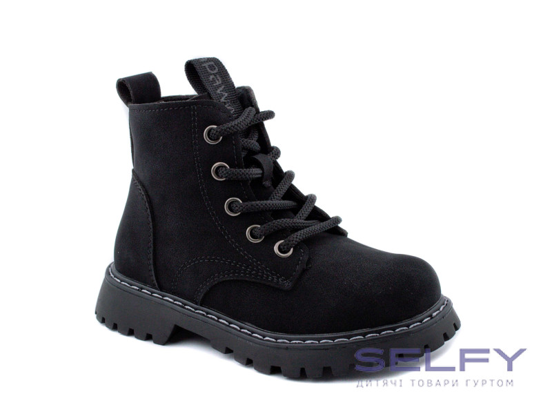 Черевики дитячі Apawwa T838 black 32-37, Фото 1