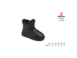 Уггі зимові Apawwa Z888 black 31-36