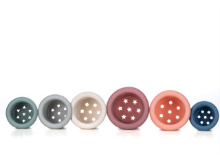 Силиконовый сортер FreeON Башня круглая, multicolour