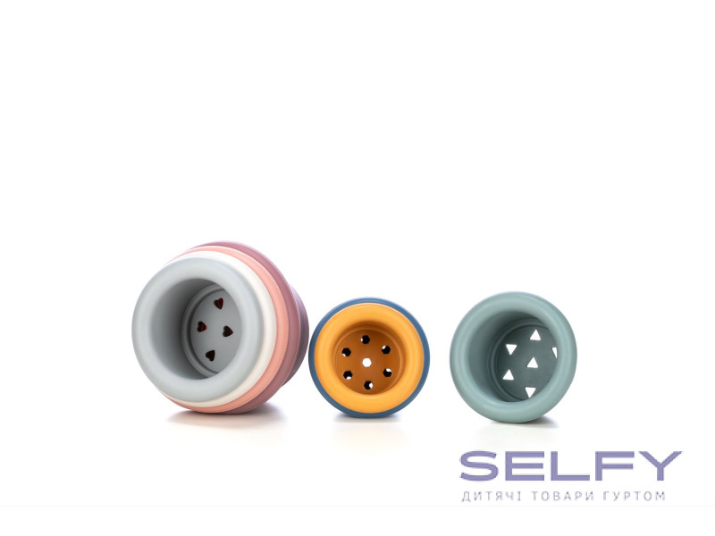 Силиконовый сортер FreeON Башня круглая, multicolour, Фото 3