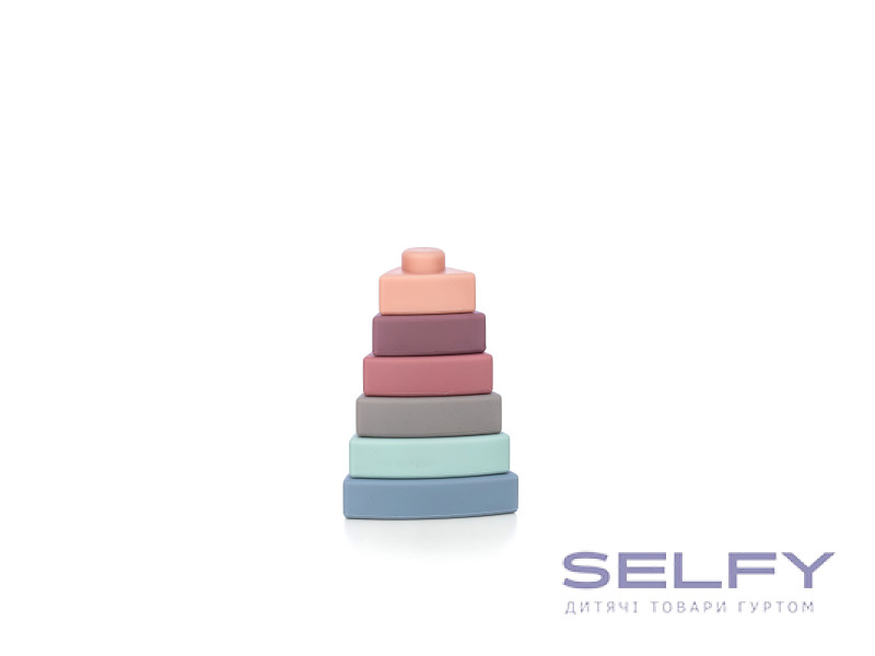 Силіконовий сортер FreeON Вежа трикутна, multicolour, Фото 4