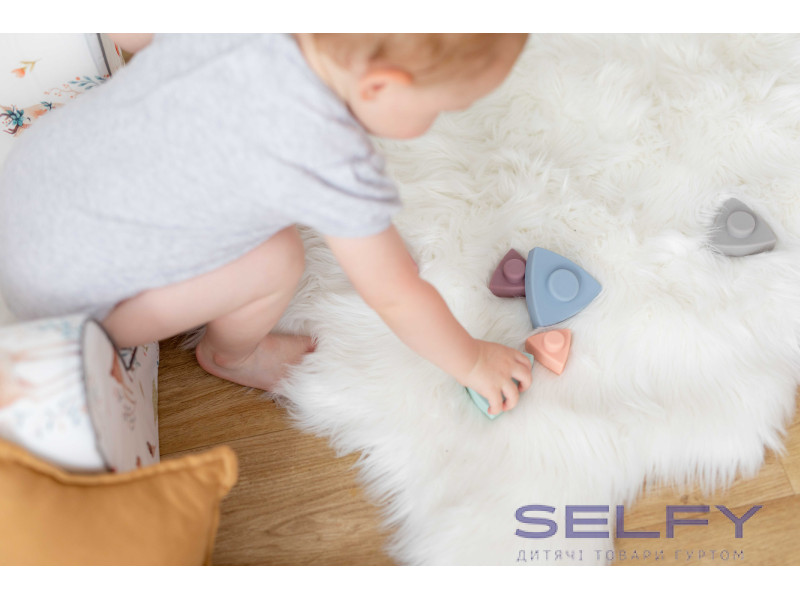 Силіконовий сортер FreeON Вежа трикутна, multicolour, Фото 6