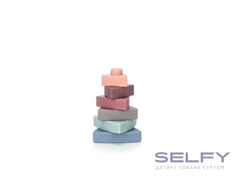 Силіконовий сортер FreeON Вежа трикутна, multicolour, Фото 4