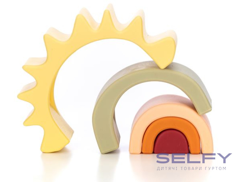 Силіконовий сортер FreeON сонце, yellow, Фото 3