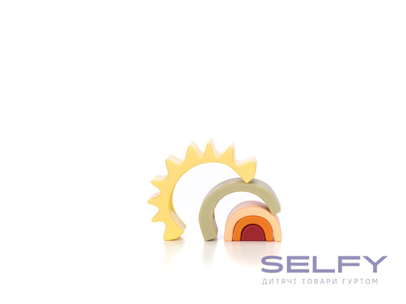 Силіконовий сортер FreeON сонце, yellow, Фото 4