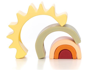 Силиконовый сортер FreeON солнце, yellow