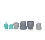 Силиконовый сортер FreeON мишки, grey - mint