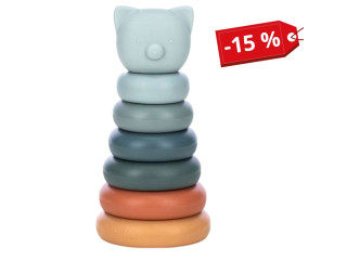 Силіконовий сортер FreeON Вежа ведмедик, multicolour