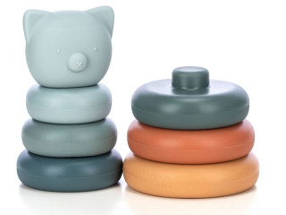 Силіконовий сортер FreeON Вежа ведмедик, multicolour