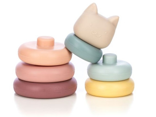 Силиконовый сортер FreeON Башня Kitty, multicolour