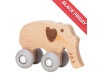 Деревянная игрушка FreeON слоник на силиконовых колесах, Фото 7
