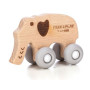 Деревянная игрушка FreeON слоник на силиконовых колесах