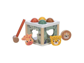 Деревянный сортер для мячей FreeON домик