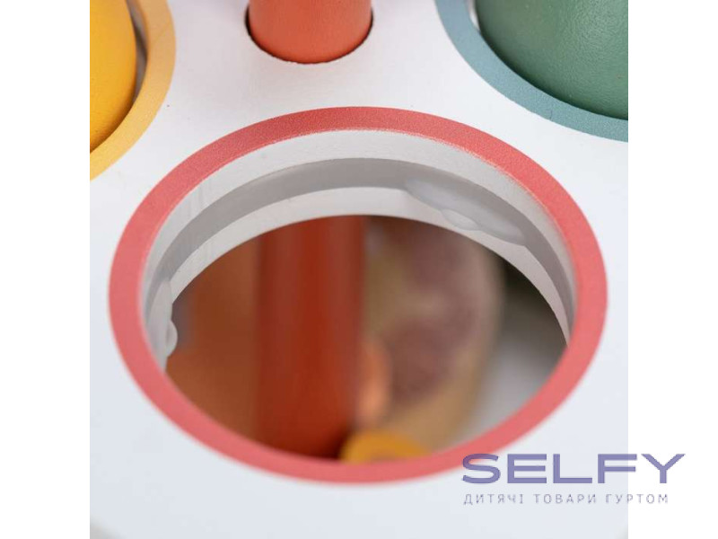 Деревянный сортер для мячей FreeON домик, Фото 4