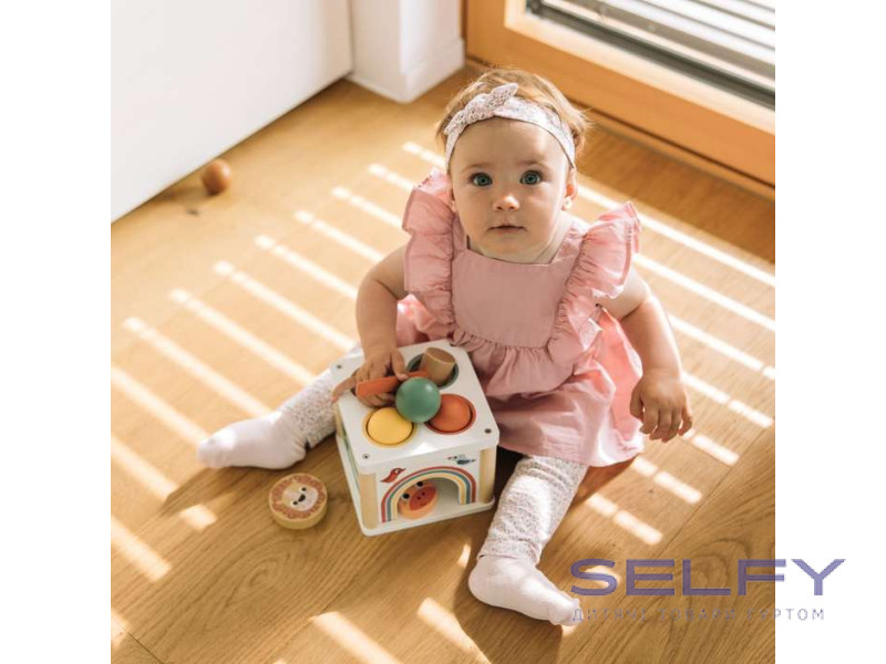 Деревянный сортер для мячей FreeON домик, Фото 5