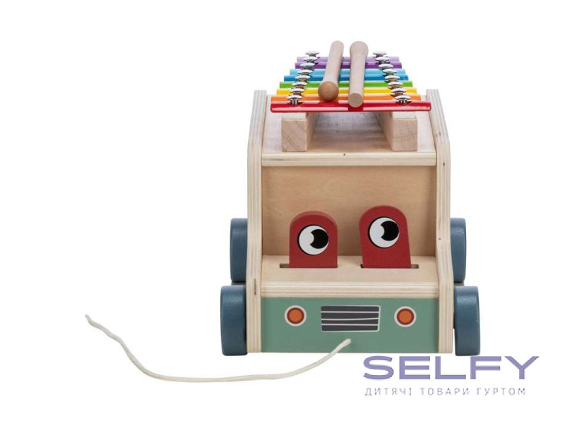 Дерев`яна вантажівка FreeON з ксилофоном, multicolour, Фото 5