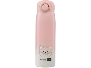 Термопляшка FreeON 480 мл, pink