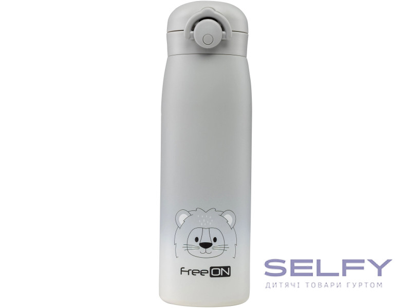 Термопляшка FreeON 480 мл, grey, Фото 1