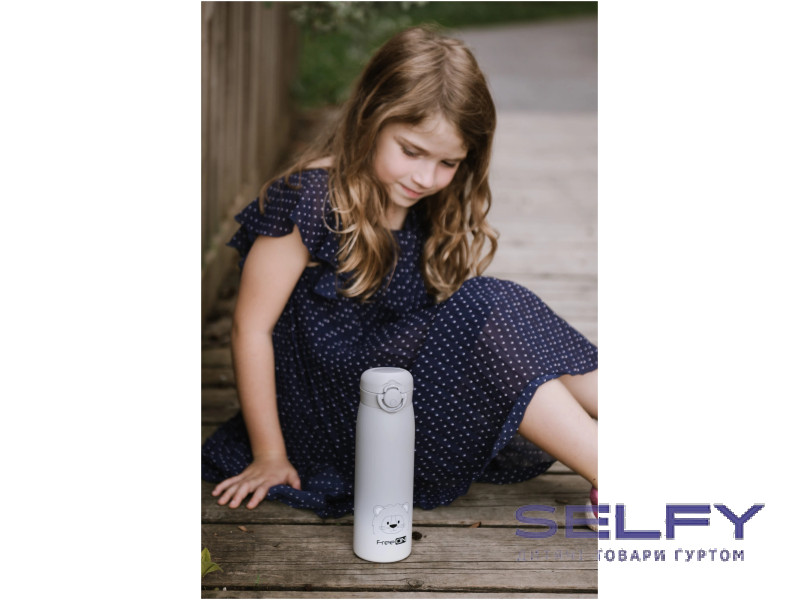 Термопляшка FreeON 480 мл, grey, Фото 4