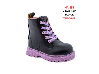 Черевики зимові Clibee HA381 black 21-26
