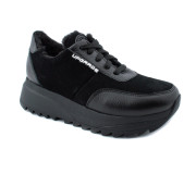 Кроссовки 0157/21155 черные байки 34-38