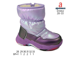 Дутики Apawwa D1002 purple 28-33
