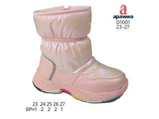 Дутики Apawwa D1001 pink 23-27