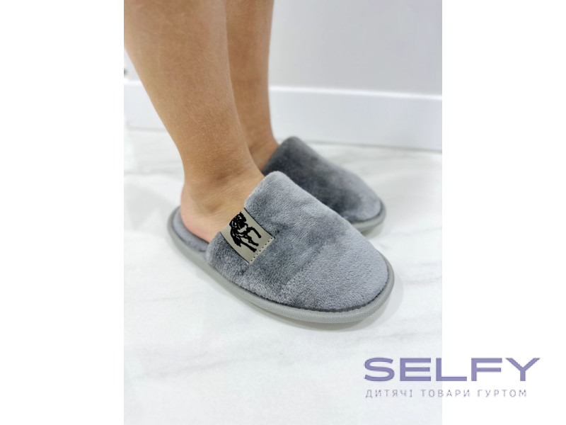 Тапочки Memory Waldi Home Polo 28-37 сірі, Фото 3 Тапочки Memory Waldi Home Polo 28-37 сірі, Фото 3