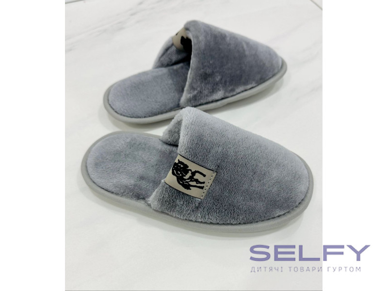 Тапочки Memory Waldi Home Polo 28-37 сірі, Фото 4 Тапочки Memory Waldi Home Polo 28-37 сірі, Фото 4